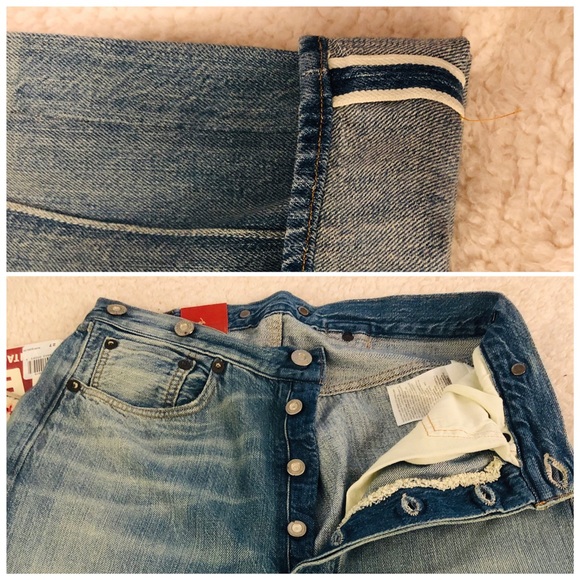 LEVI’S Vintage Clothing 1890 501 Womens Jeans - Picture 6 of 8